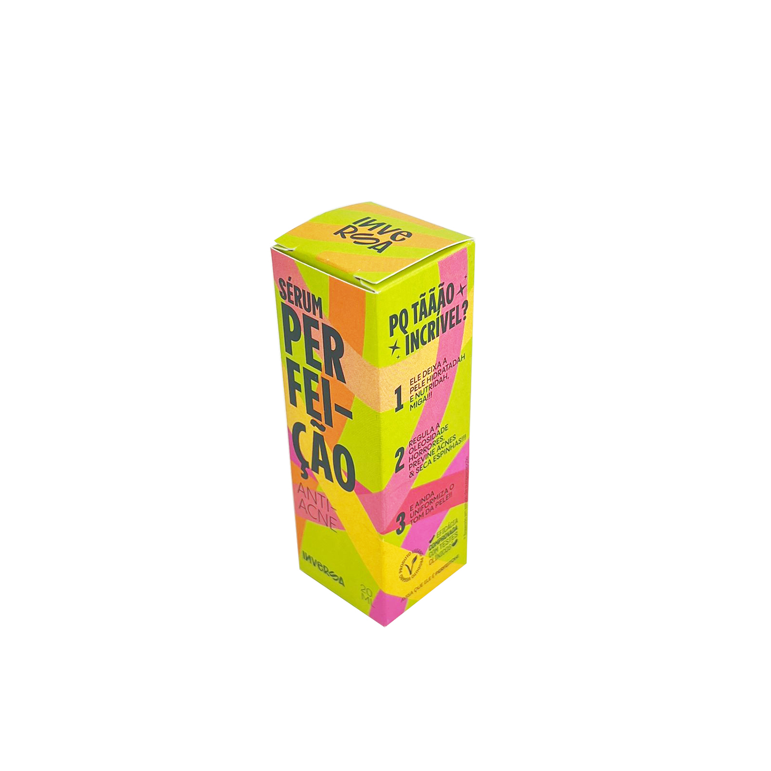 Embalagem para Cosméticos (3,3 x 3,3 x 9,8 cm) Personalizado