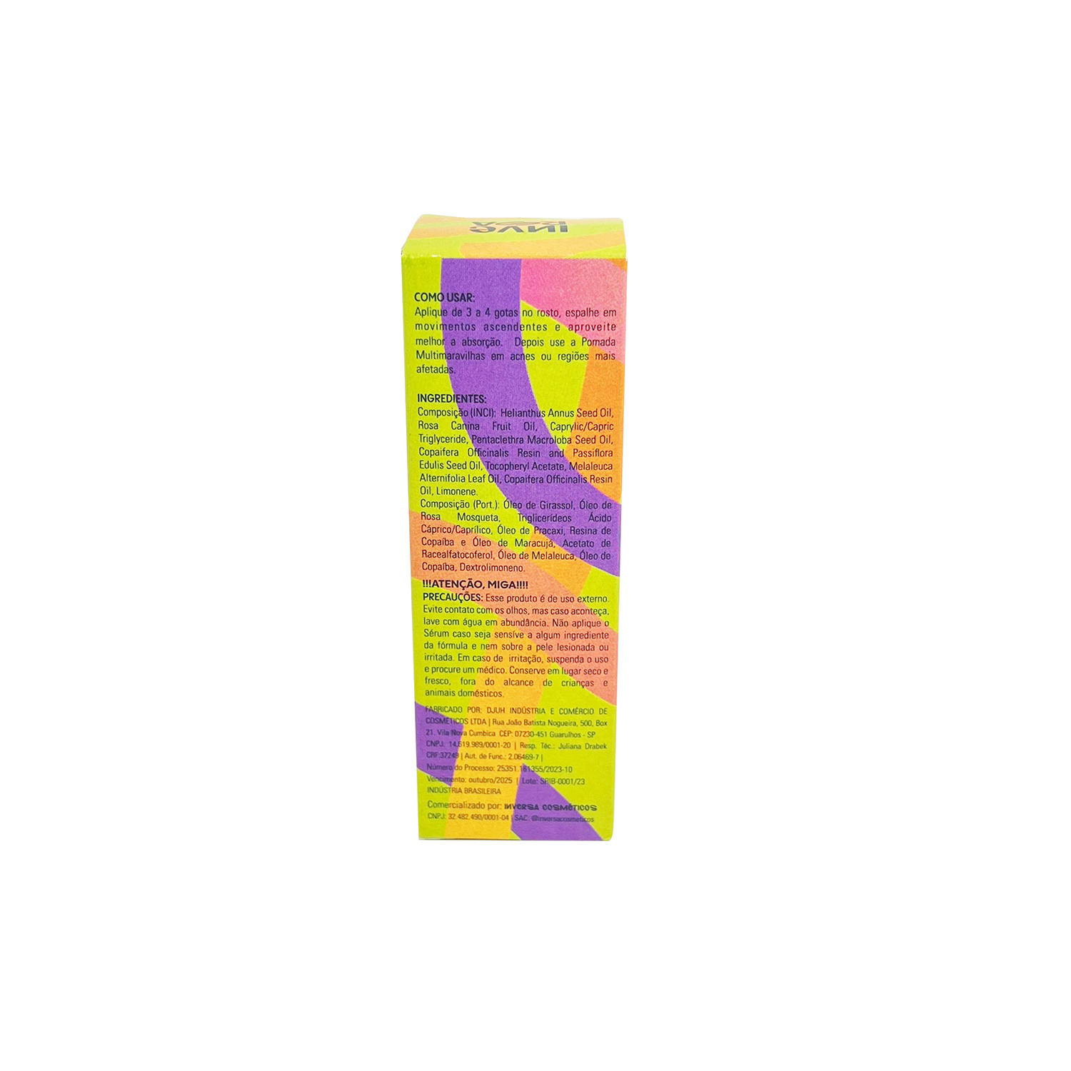 Embalagem para Cosméticos (3,3 x 3,3 x 9,8 cm) Personalizado