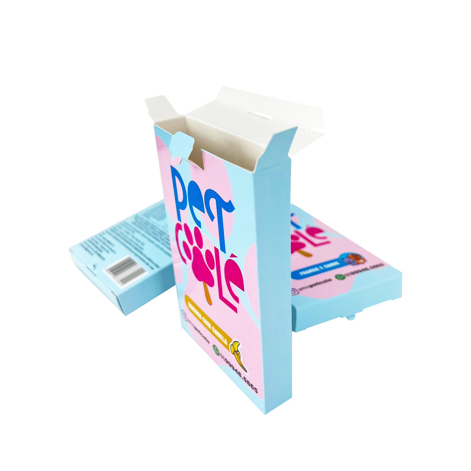 Caixa Para  Sorvete / Picolé (9 x 2 x 14 cm) Personalizada