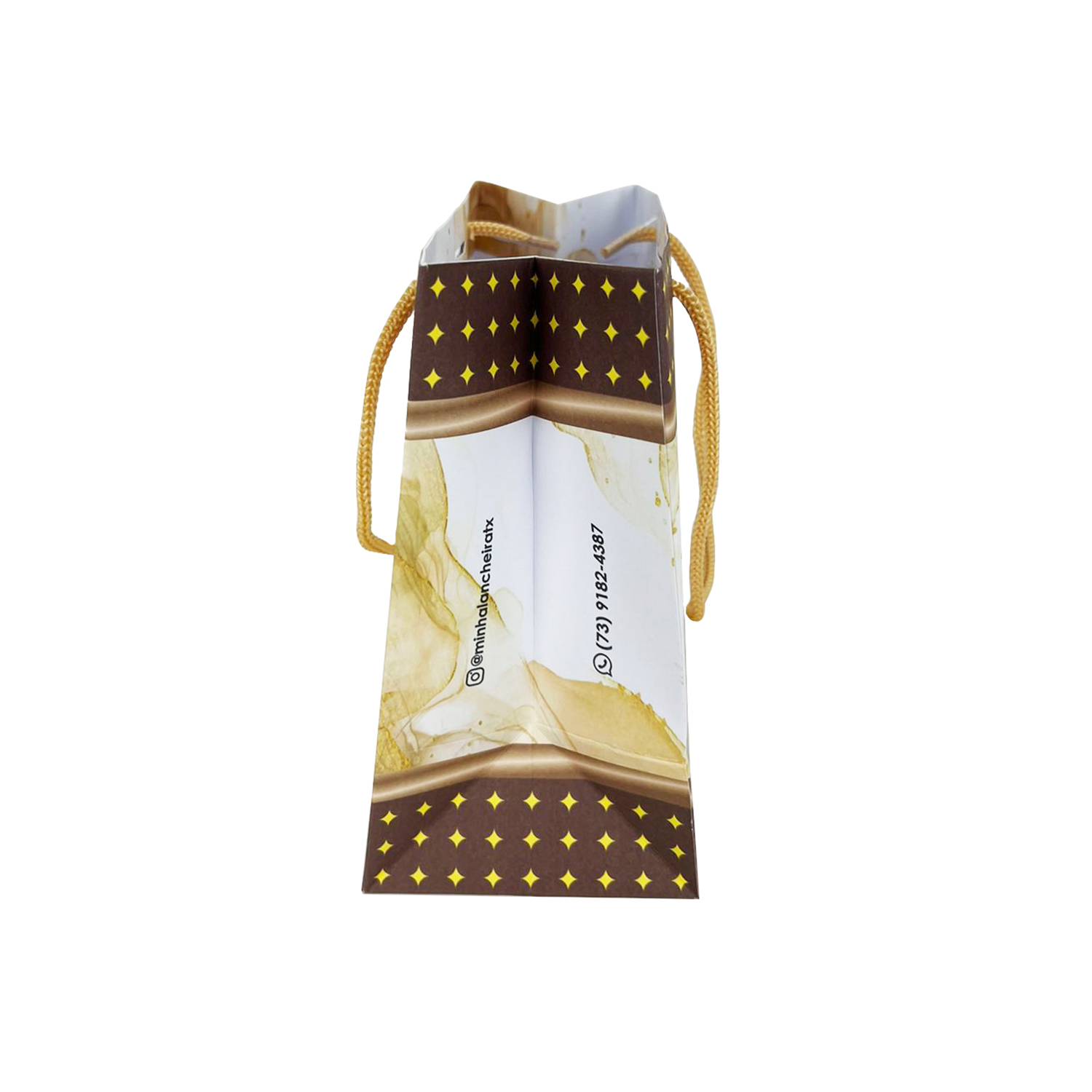Sacola Offset 180grs (17 x 9 x 17 cm) Personalizada