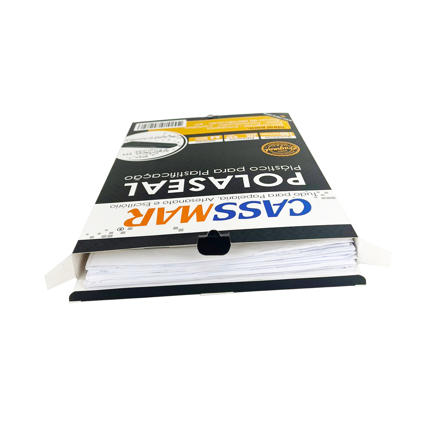 Embalagem Para Folha Sulfite A4 (22,5 x 2,5 x 31 cm) Personalizada