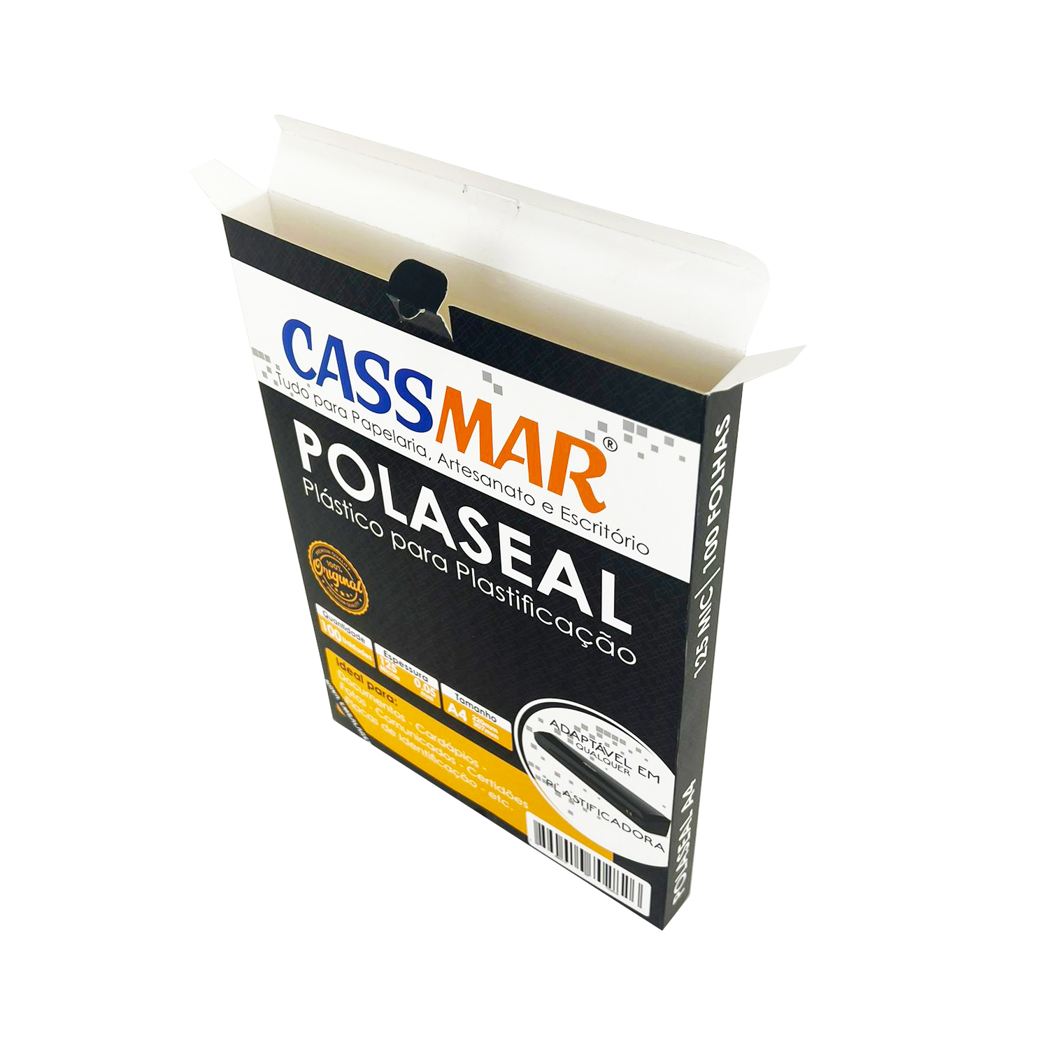 Embalagem Para Folha Sulfite A4 (22,5 x 2,5 x 31 cm) Personalizada