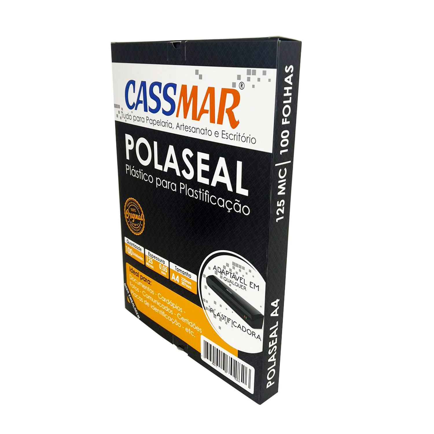 Embalagem Para Folha Sulfite A4 (22,5 x 2,5 x 31 cm) Personalizada