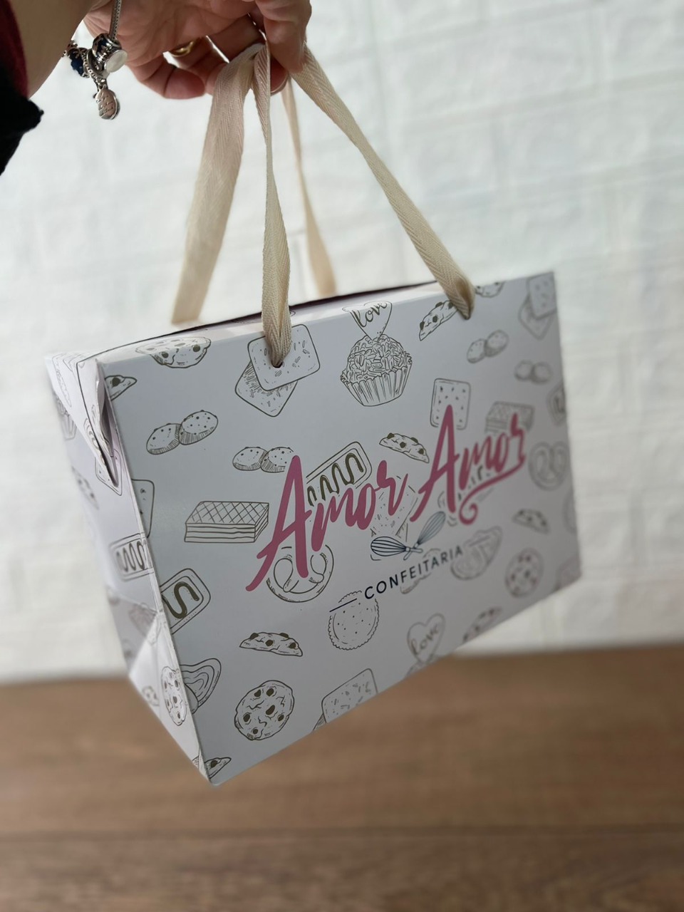 Caixa Sacola (25 x 12 x 18,5 cm) Personalizada