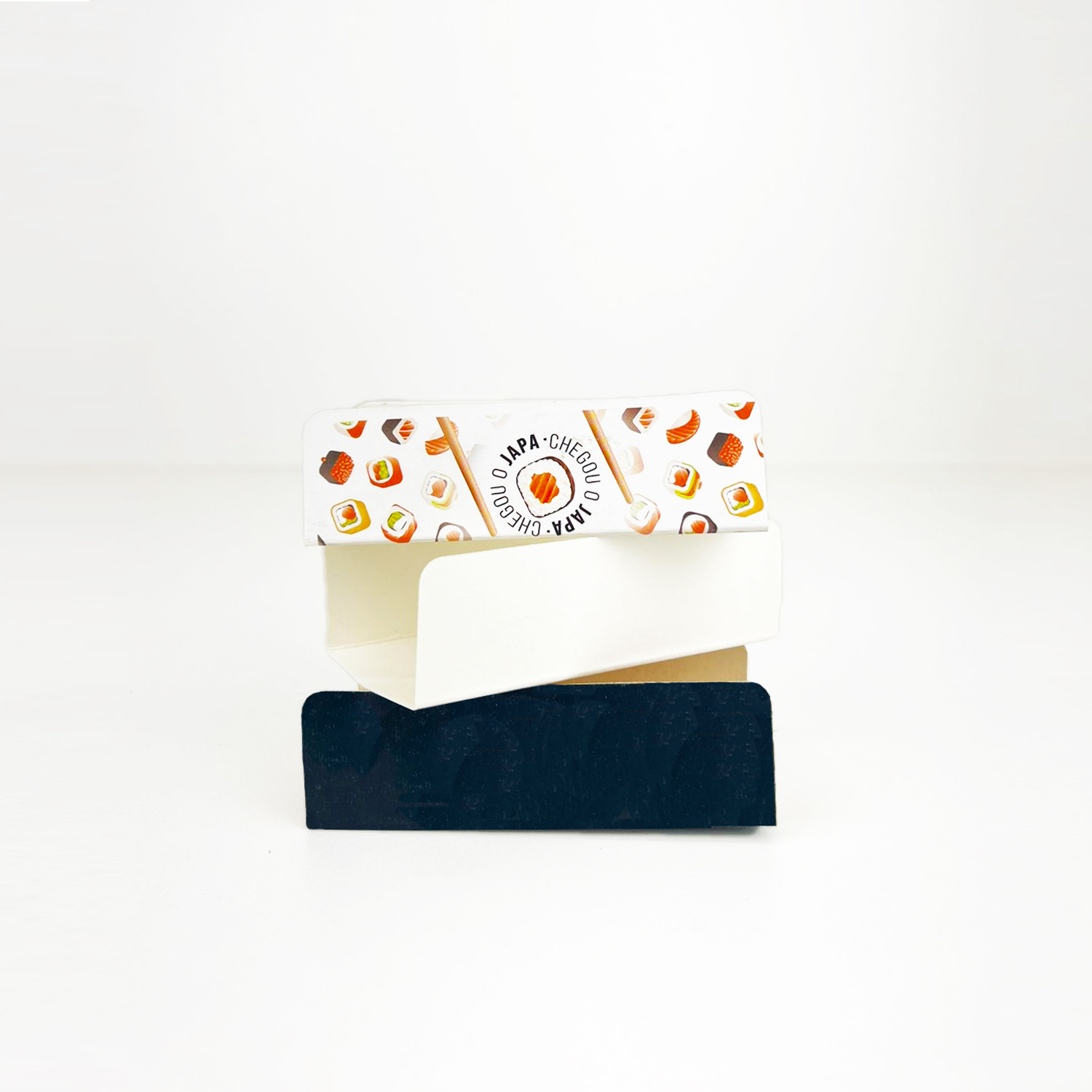 Base para temaki, bolo fatia, crepe (10 x 5 x 3 cm) - 100 unidades