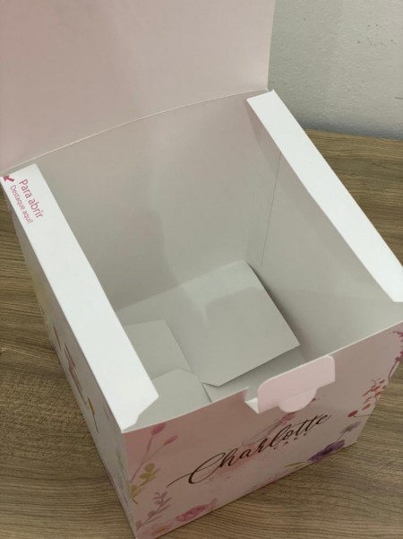 Embalagem para Bolos (17 x 17 x 20 cm) Personalizada