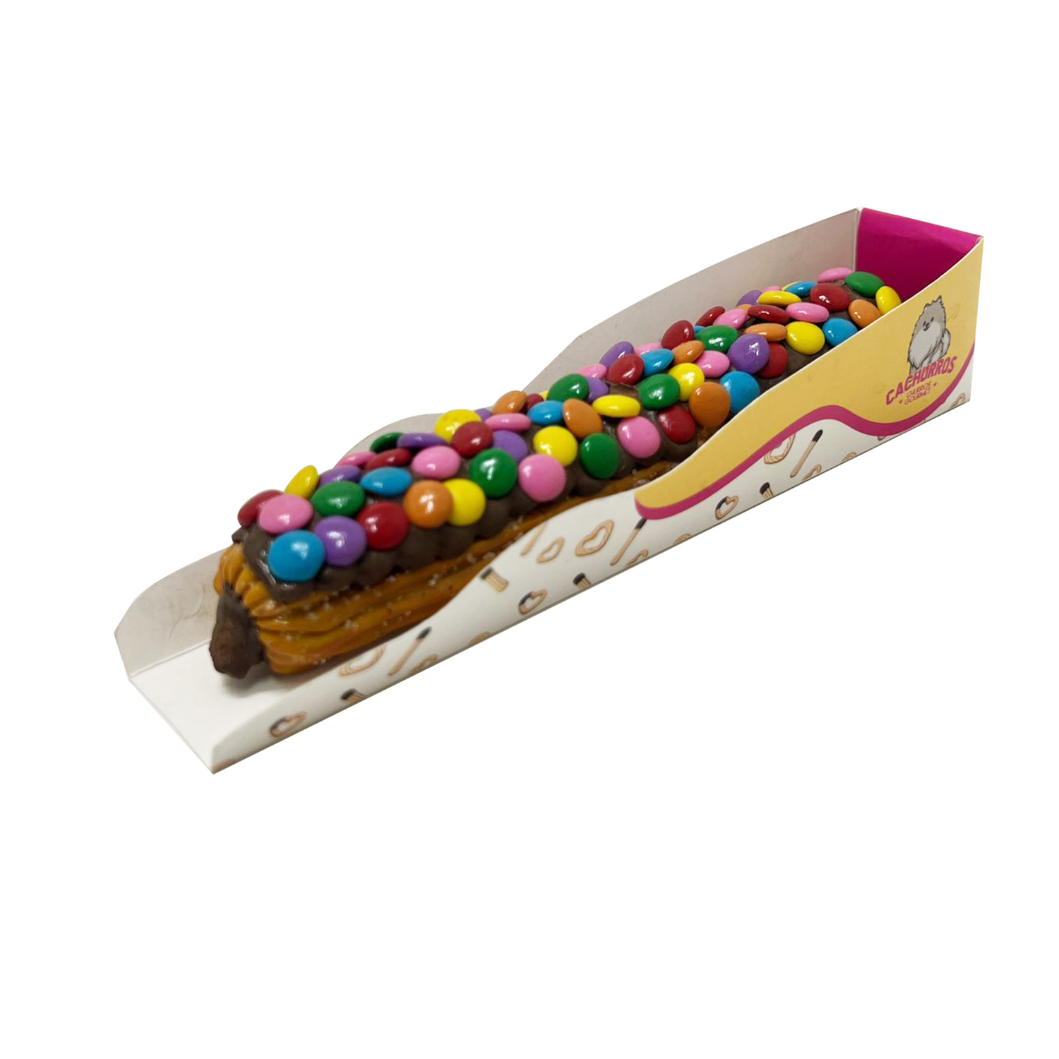 Embalagem Base para Churros (17 x 3 x 3,5 cm) Personalizado