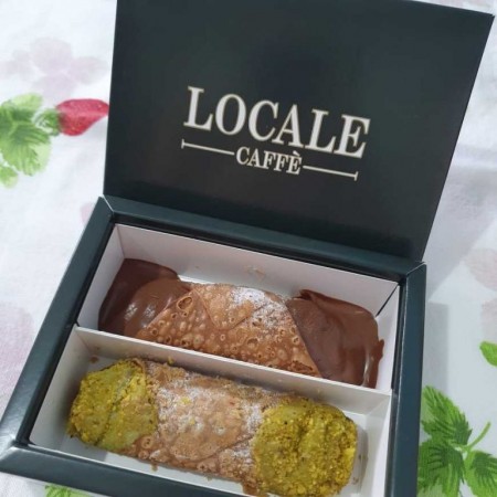 Embalagem para 02 Canollis (14,5 x 11,5 x 4cm) Personalizada