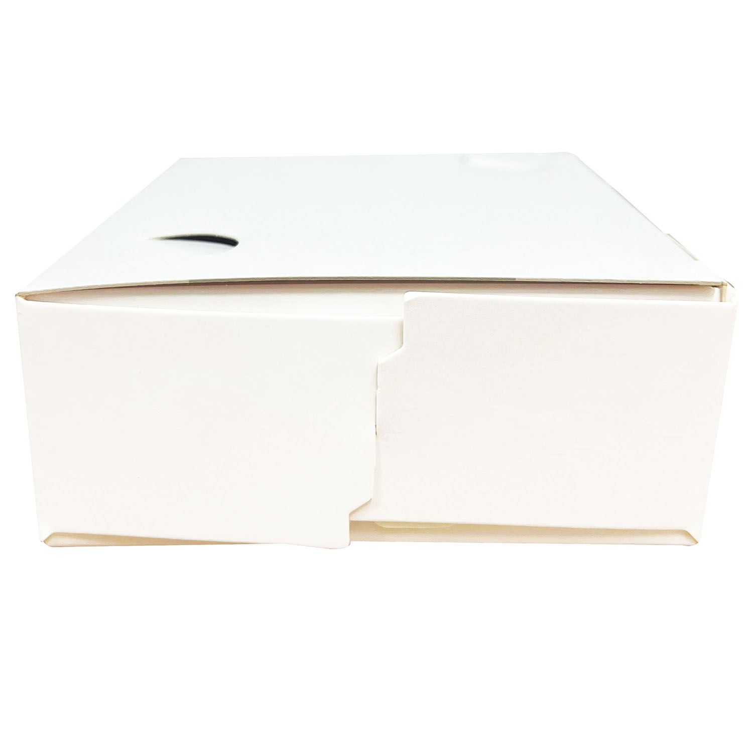 Embalagem Bolo Fatia retangular c/ Plastificação (12 x 10 x 4 cm) Branca - 100 Unidades