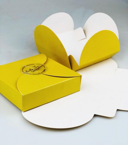 Embalagem Catavento p/ pequenos presentes (8,5 x 8,5 x 2cm) - Personalizada