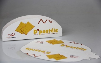 Caixa p/ Pastel, Tapioca, Bubble, Waffle (20 x 2,5 x 7,5 cm) - 100 unidades