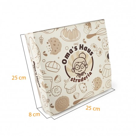 Embalagem para Bolo (25 x 25 x 8 cm) Personalizada