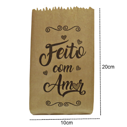 Saquinho Multiuso Pardo (10 X 5,5 X 21 cm) - 500 unidades