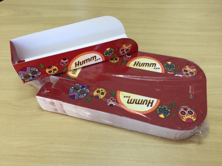 Embalagem Caixa p/ Burritos, Shawarma, Hot Dog, Wrap (22 x 6 x 5 cm) - 100 Unidades