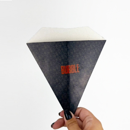 Embalagem Cone Bubble Waffle, Crepe, Wrap - 100 Unidades