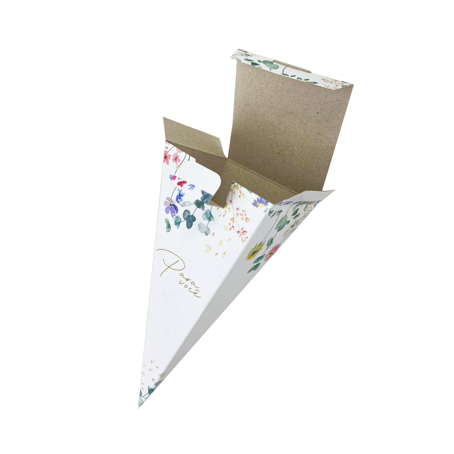 Embalagem Cone Trufado (7,5 x 17 cm) - 100 unidades