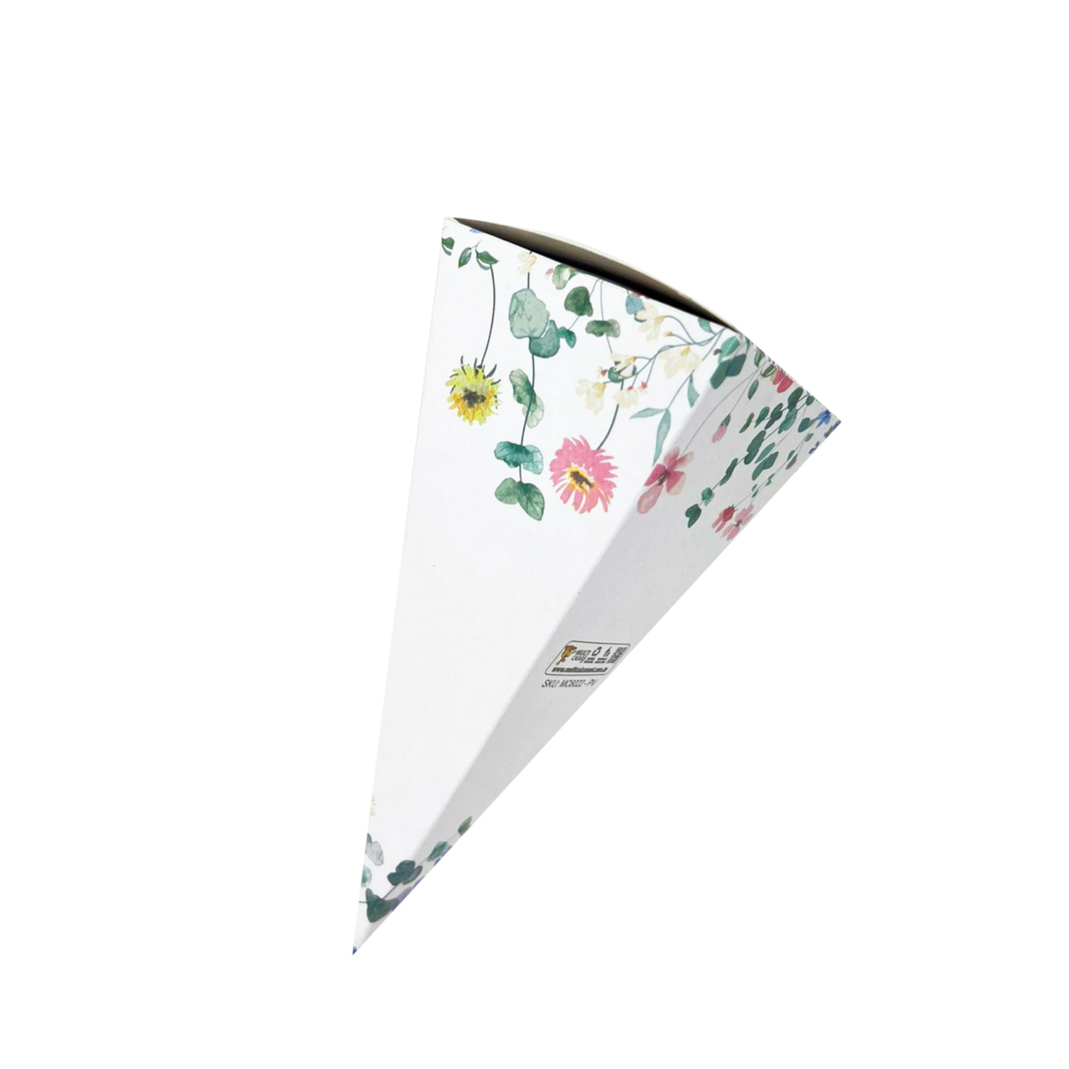 Embalagem Cone Trufado (7,5 x 17 cm) - 100 unidades