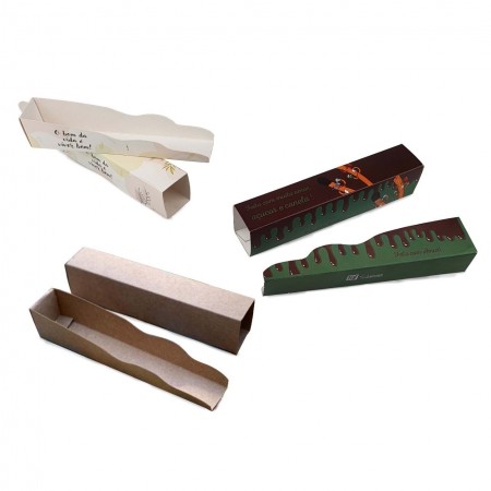 Embalagem para Churros Delivery Gourmet (17 x 3,0 x 3,5 cm) - 100 Unidades