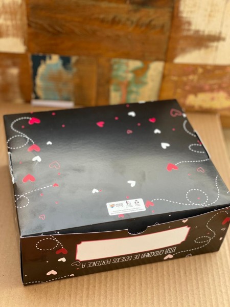 Embalagem Caixa para Presente (23 x 19 x 8,5 cm) Personalizada