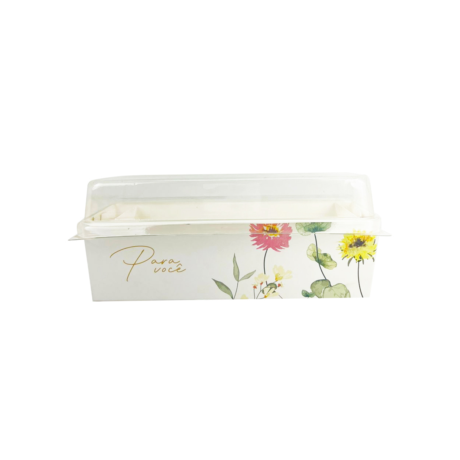 Forma Forneável 390g COM tampa para Bolo Caseirinho, Inglês, Pão - 100 unidades