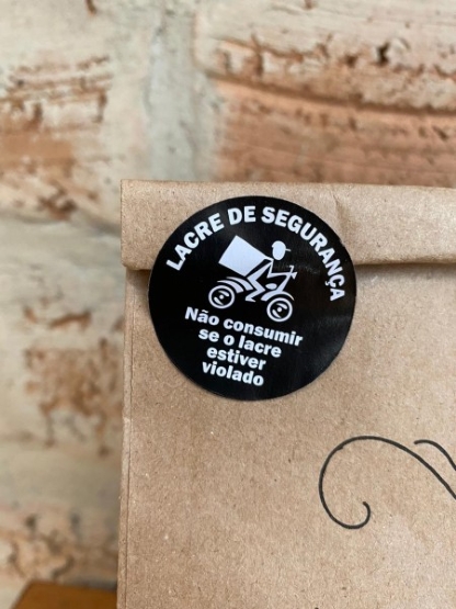 Etiqueta Adesiva Lacre Selo de Segurança Redonda (3,5 cm) - 1 Mil Unidades