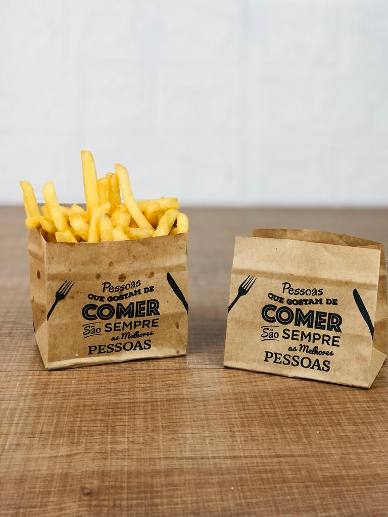 Saquinho Kraft para Pequenas Porções (8,5 x 6 x 8,5 cm) Melhores Pessoas