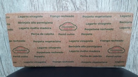 Caixa Delivery (25 x 12 x 8,5 cm) c/ Laminação Frente e Verso Personalizada