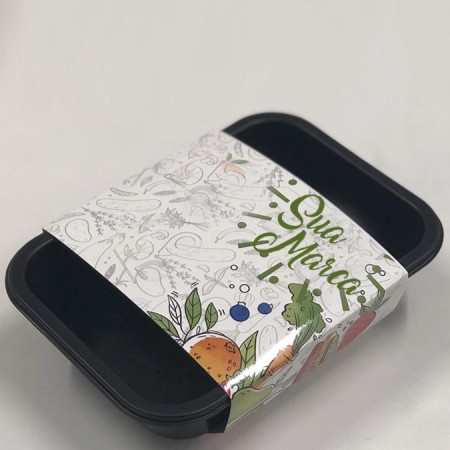 Cinta p/ Marmita (35 x 11 cm) Laminada e Colada Personalizada