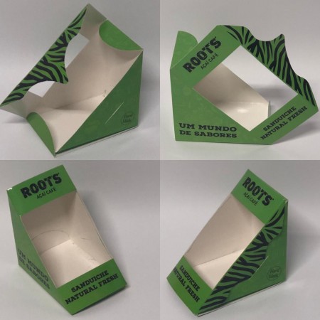 Embalagem para Lanche Natural c/ Laminação Interna Personalizado