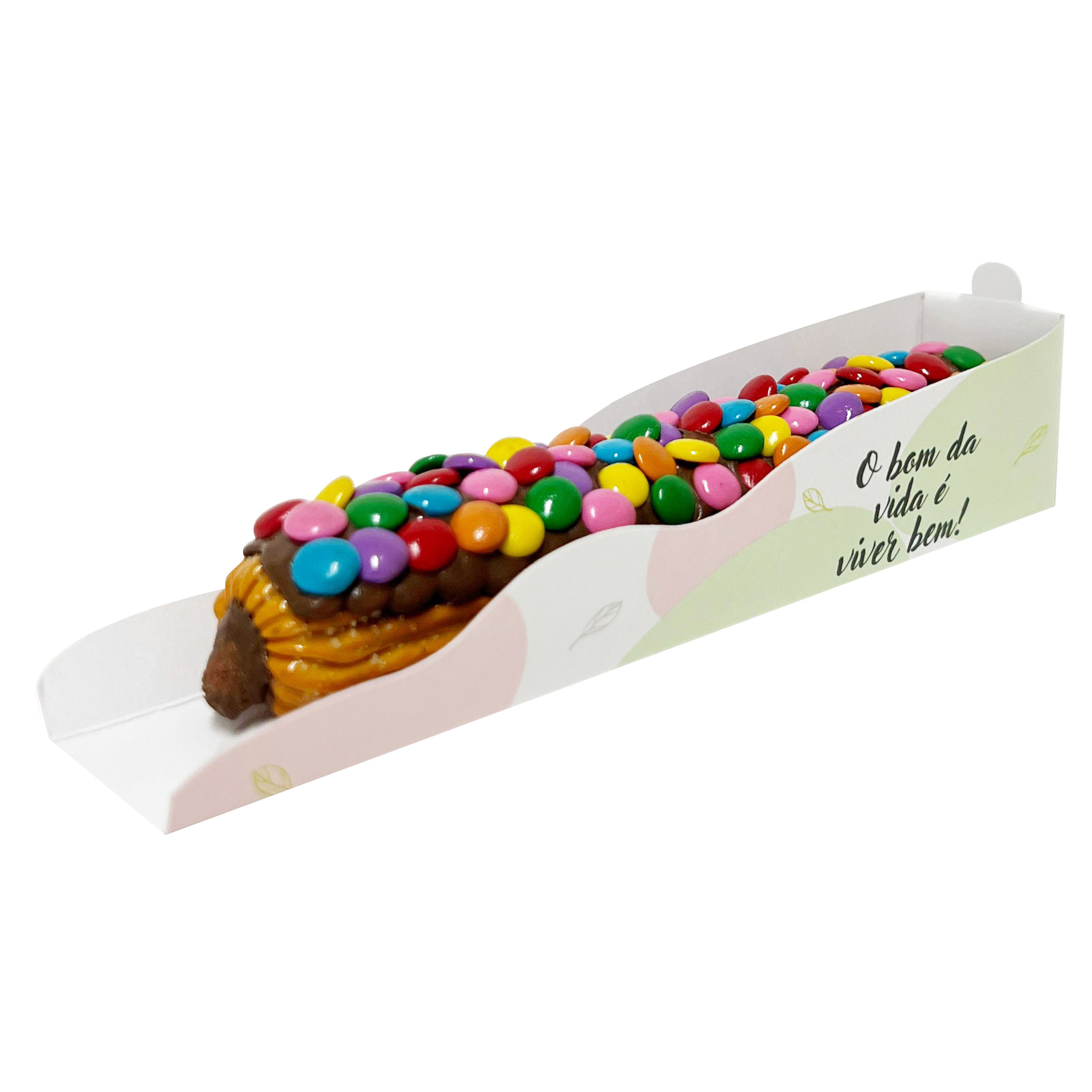 Embalagem Base p/ Churros Gourmet (17 cm) - 100 Unidades
