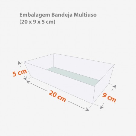 Bandeja Antivazamento Plastificada (20 x 9 x 5 cm) Personalizada