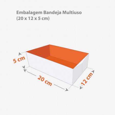Bandeja Papel Laminada (20 x 12 x 5 cm) Personalizada