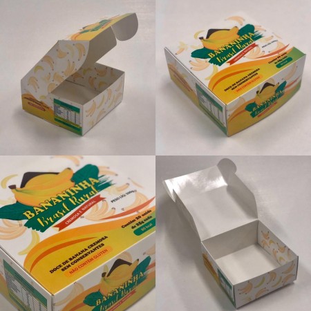 Embalagem Multiuso para Doces (13 x 13 x 6 cm) Plastificada Personalizada