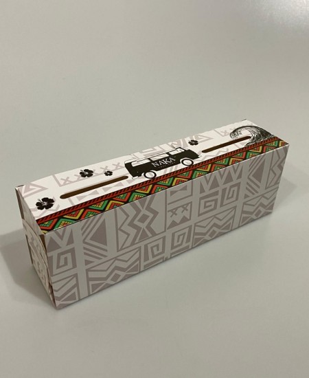 Embalagem para bolinhos, frituras em geral (20,5 x 7 x 4,7 cm) Personalizado