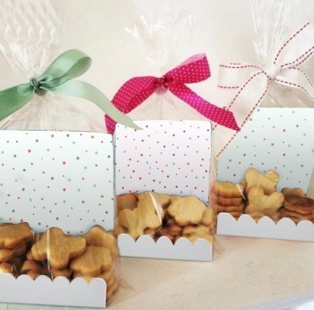 Base Papel Cartão p/ Biscoitos, Bolachas, Cookies, Doces - 100 unidades
