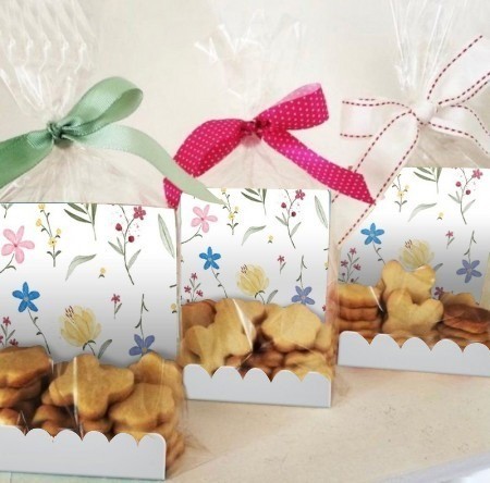 Base Papel Cartão p/ Biscoitos, Bolachas, Cookies, Doces - 100 unidades