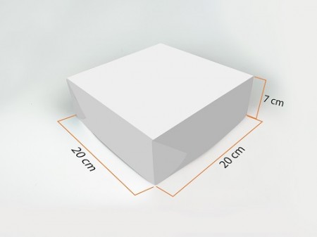 Embalagem Multiuso para Doces e Salgados (20 x 20 x 7 cm) Personalizada