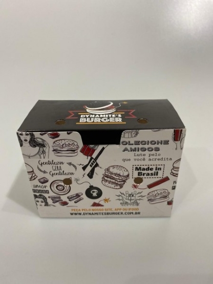 Embalagem p/ frituras P (12 x 6 x 9 cm) Personalizada