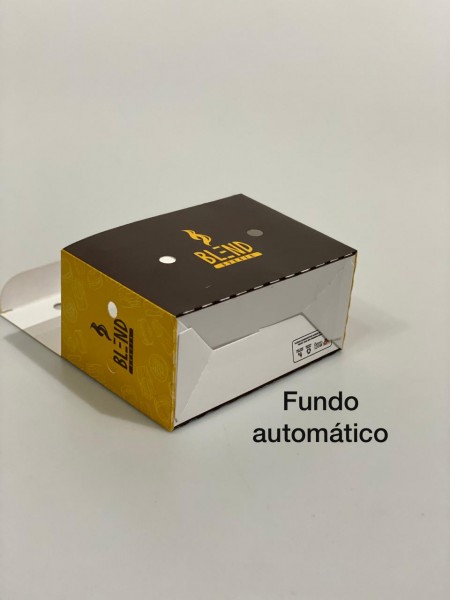 Embalagem p/ frituras P (12 x 6 x 9 cm) Personalizada