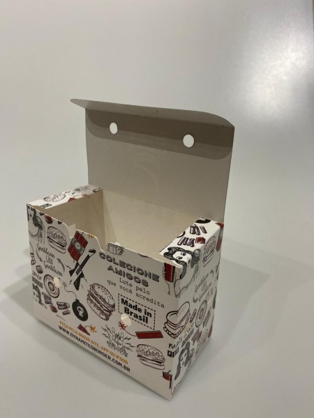 Embalagem p/ frituras P (12 x 6 x 9 cm) Personalizada