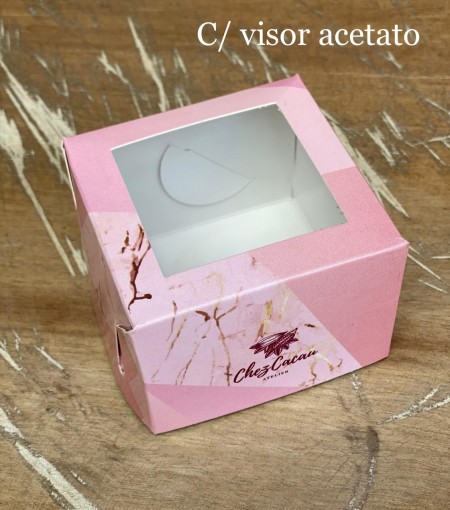 Embalagem Multiuso para Doces (7 x 7 x 5 cm) Personalizada