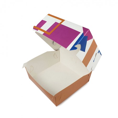 Embalagem Caixa para Lanche tipo Mc (12 x 11,5 x 9 cm) Personalizada