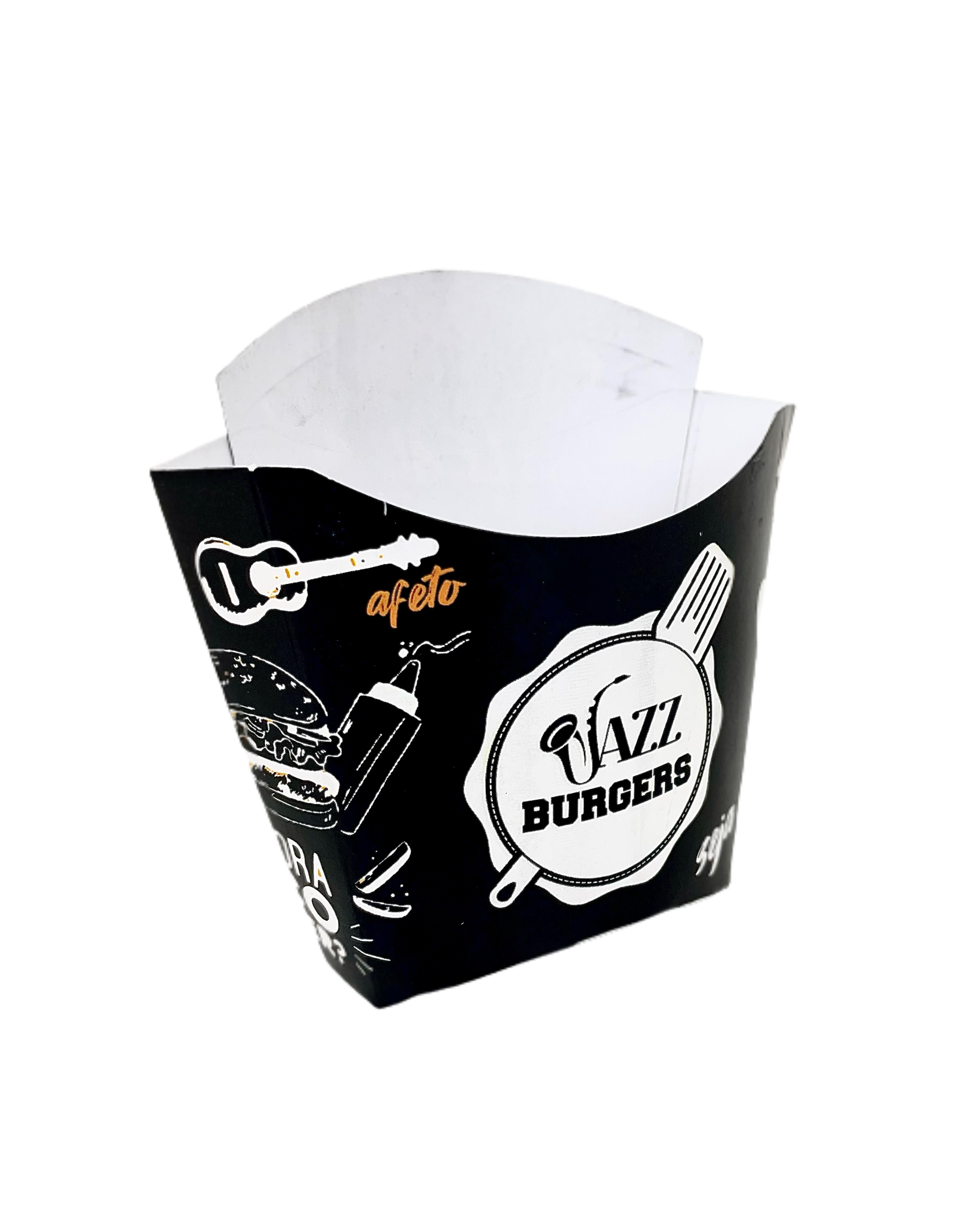 Embalagem p/ batata Fritas tipo Mc M (90-120gr) Personalizada