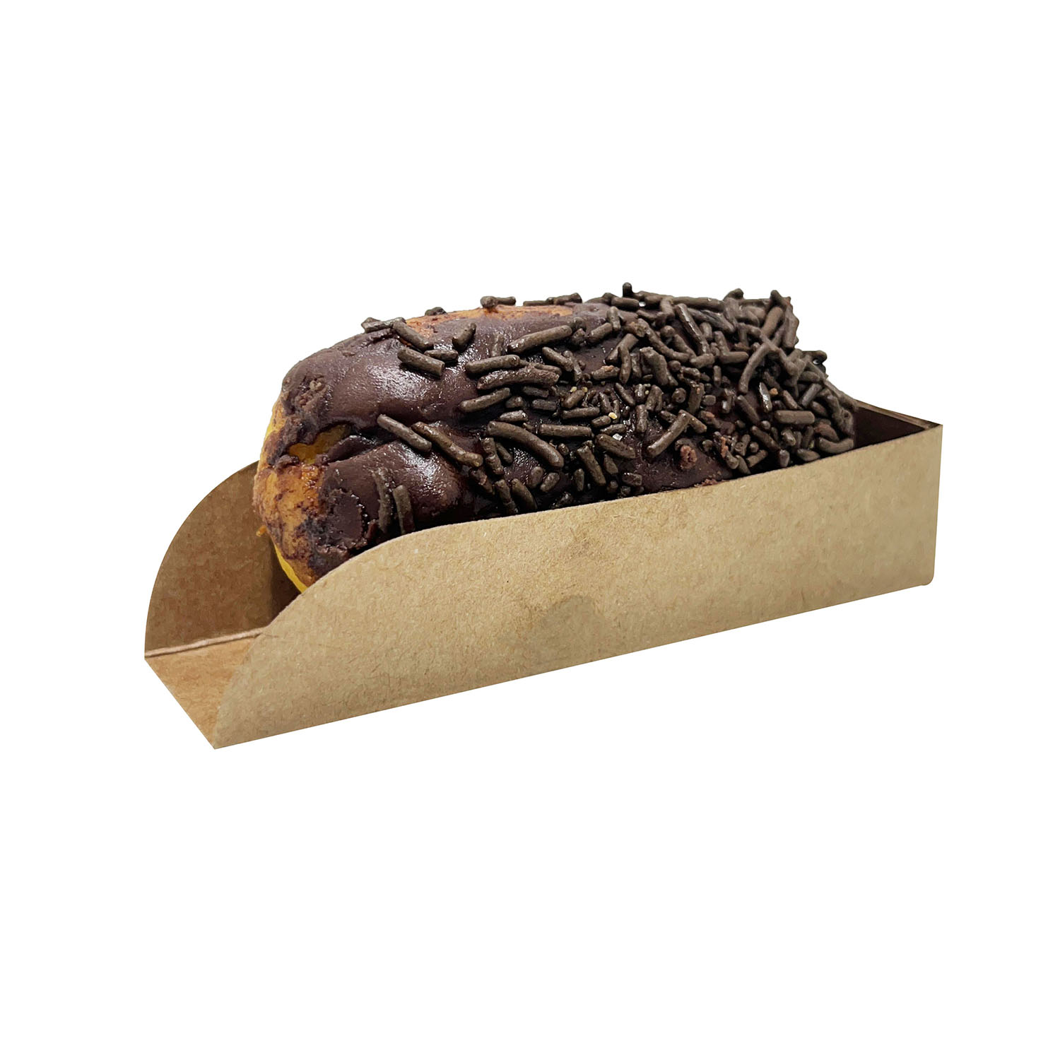 Embalagem p/ mini churros, bomba chocolate, Eclair (11 cm) - 100 unidades
