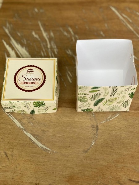 Embalagem Multiuso para Doces (7 x 7 x 7 cm) Personalizada