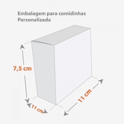 Embalagem para comidinhas Personalizada