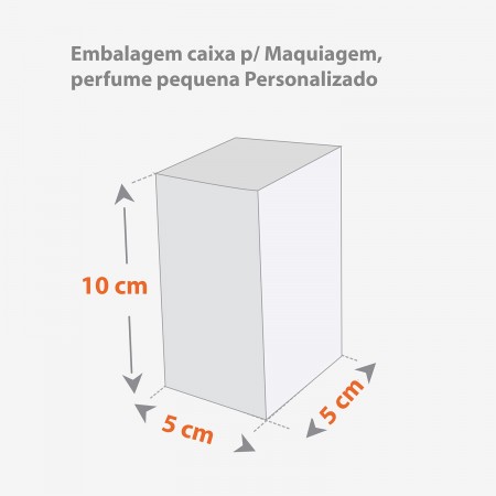 Embalagem para Suplemento (5 x 5 x 10 cm) Personalizada