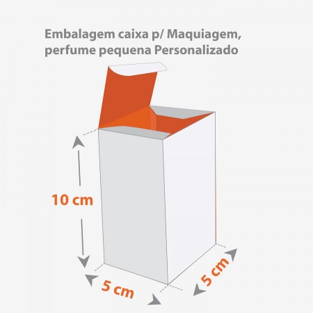 Embalagem para Suplemento (5 x 5 x 10 cm) Personalizada