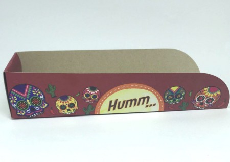 Embalagem Caixa para Burritos, wrap Personalizada