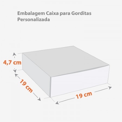 Embalagem Caixa para Gorditas Personalizada